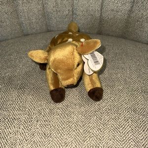 Ty Beanie Baby – Whisper the Deer – WITH ERRORS – 1997 - Rare & Retired